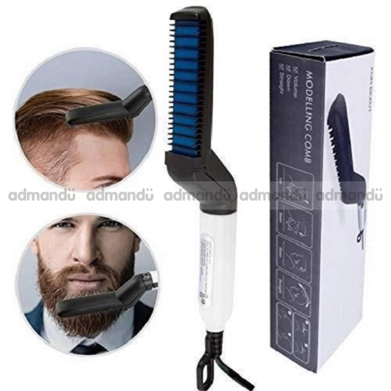Beard Straightener & Hair Comb Styler For Men,Boys 