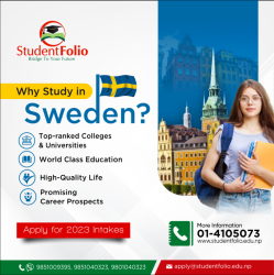 Apply to study in Sweden from Nepal with dependent - Gap Accepted