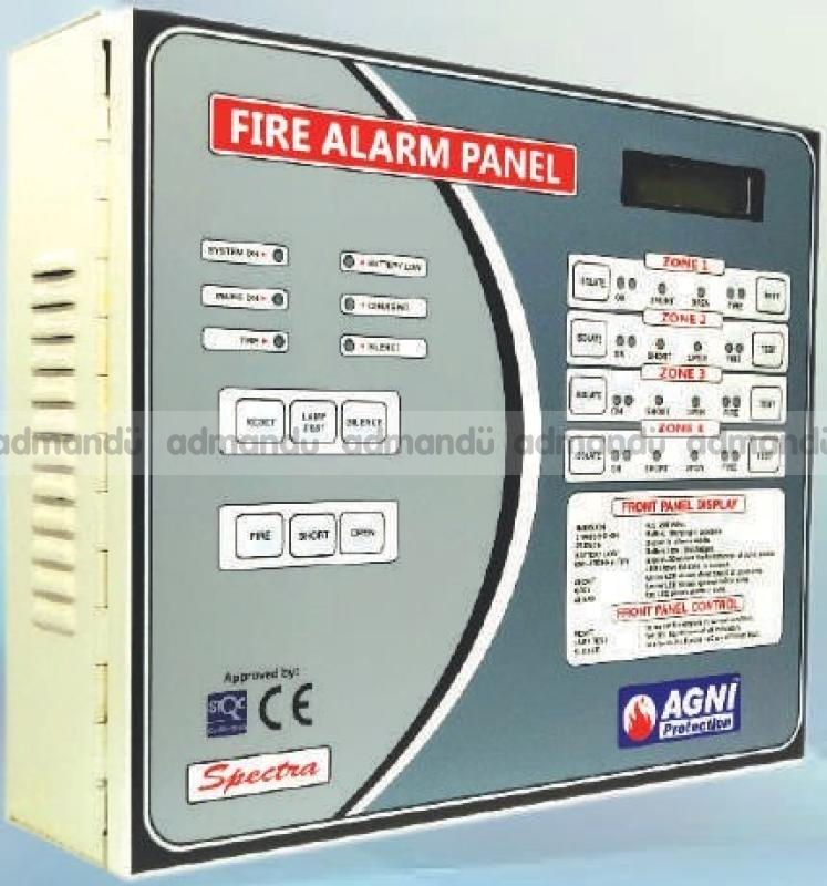 4 Zone Fire Alarm Panel, Model : Spectra