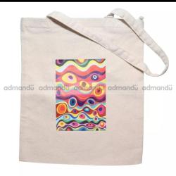 Abstract color design Tote Bag