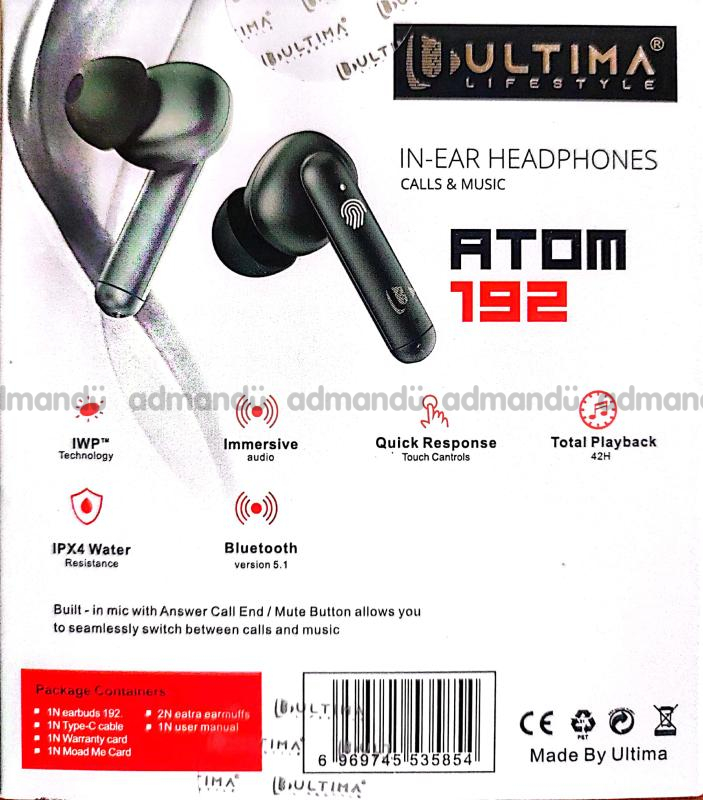 Ultima Atom 192 Earbuds