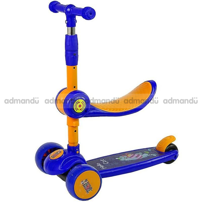 Three Wheeled Balance Saddle Music Diodes Cat Scooter
